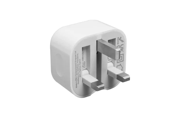 20W USB-C PD Wall Charger – UK Retractable Plug - Image 5